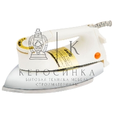 Утюг ЯРОМИР ЯР-003 белый Максимальная мощность 1400 Вт. Подошва из полированного алюминия. Автоматический контроль температуры нагрева. Индикатор нагрева утюга. Терморегулятор. Цвет: белый.     