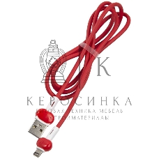 Кабель Redline Candy УТ000021989 Lightning (m) USB A(m) 1м красный