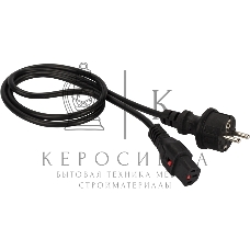 Шнур питания Lanmaster LAN-PP13L/SH-0.5-BK C13-Schuko проводник.:3x0.75мм2 0.5м 220В 10А черный