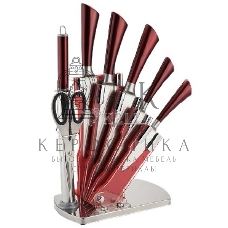 Набор ножей Kelli KL-2084 8 пр.(8 ПРЕДМЕТОВ: 1.Топорик кухонный 7