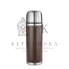 Термос Biostal-Охота NYP-750P, 0.7 л, узкое горло, с крышкой-чашкой, кож. вставка, доп. пробка (в уп. 12 шт) (в уп. 12 шт)&