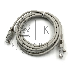 Патч-корд Buro UTP cat.5e 3м серый RJ-45 (m)-RJ-45 (m)