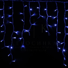 Гирлянда Neon-night Айсикл (бахрома) светодиодный, 5,6 х 0,9 м, белый провод 