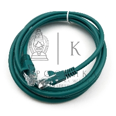 Патч-корд Buro UTP cat.5e 2м зеленый RJ-45 (m)-RJ-45 (m)