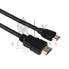 Кабель Exegate HDMI to miniHDMI (19M -19M) 1.8м, ver1.4, позолоченные контакты