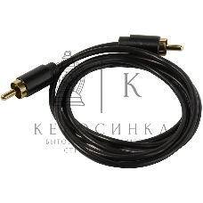 Кабель Vention аудио RCA M/RCA M - 1м черный
