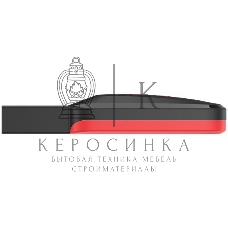 Флешка USB Netac U197 (NT03U197N-004G-20BK), 4Gb, USB 2.0, R/W 25/10, черный/красный