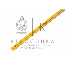 Термоусаживаемая трубка Rexant 7,0/3,5 мм, желтая, упаковка 50 шт. по 1 м