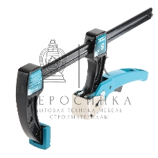 Струбцина реечная быстрозажимная GROSS 20719 8/200ммметаллич корпус, рычажный храповый механизм