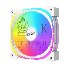Вентилятор для корпуса PCCooler EF120 ARGb белый, 120 мм, 1500 об/мин, 25.7 дБ, 4 pin
