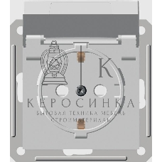 Розетка 1-м СП W59aqua 16А защ. шторки с заземл. бел. IP44 SchE RS16-152B-18