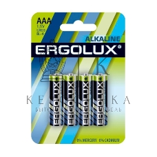 Элемент питания алкалиновый Ergolux LR03 BL-4 LR03 BL-4 1.5В Alkaline (блист.4шт)