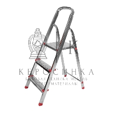 Стремянка металлическая Rexant 3 ступеньки, усиленный профиль