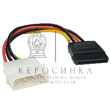 Кабель питания EX138936RUS SATA ExeGate EX-CC-SATA-PS (Molex 4pin/SATA15pin, 0,15м)