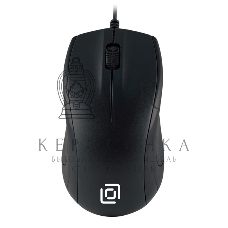 Мышь проводная Oklick 185V2 черный, 1200 dpi, USB, кнопки - 3