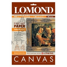 Холст Lomond 0908411 A4/300г/м2/10л./белый матовое лен для струйной печати