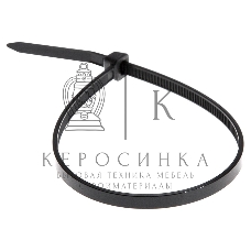 Хомут-стяжка кабельная нейлоновая Rexant 200 x3,6 мм, черная, упаковка 100 шт.