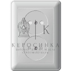 Розетка 2-м СП W59 16А IP20 защ. шторки без заземл. бел. SchE RS16-254-18