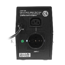 Источник бесперебойного питания Crown CMU-500X (480 ВА/240 Вт; Off-Line; 1 х Euro + 1 х IEC-320 резервным питанием и фильтрацией; 12V/4,5AH х 1; пластик)