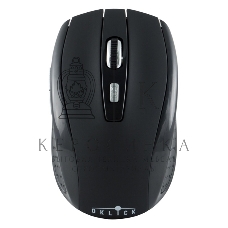 Мышь беспроводная Oklick 455MW черный, 1600 dpi, радиоканал, USB, кнопки - 6