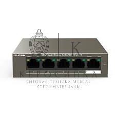 Коммутатор 5PORT 10/100/1000M G1105P-4-63W IP-COM