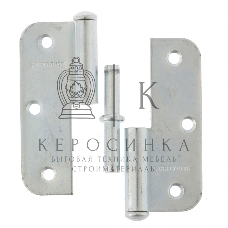 Петля накладная ПН1-85 левая, цинк, 4шт. (Металлист)