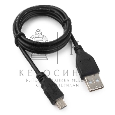 Кабель USB 2.0 Гарнизон GCC-USB2-AM5P-1M, AM/miniBM 5P, 1м, пакет