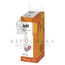 Лампа светодиодная LED 9Вт 230В 3000К E27 свеча LLE-C35-9-230-30-E27 IEK