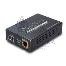GTP-805A Медиаконвертер IEEE802.3af/at PoE 10/100/1000Base-T to MiniGbIC (SFP) Converter