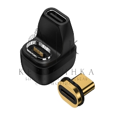 Переходник USB 4 Type-C мама-папа разворот с магнитным разъемом