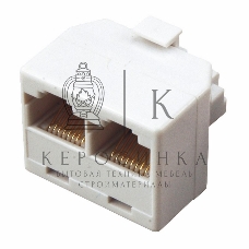 Компьютерный двойник Rexant RJ-45(8P-8C) (штекер - 2 гнезда)