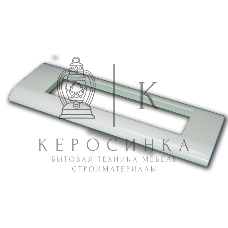 Пластиковая накладка на цоколь, 135x45, белая