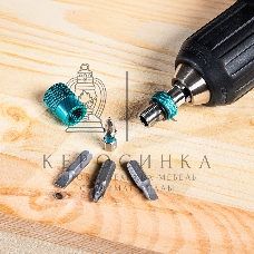 Адаптер для бит Gross с ограничителем и двойным магнитом, 1/4