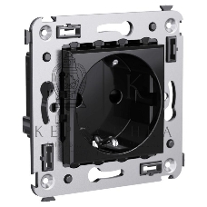 Розетка ДКС 4402003 СП 3п 2P+E Avanti 