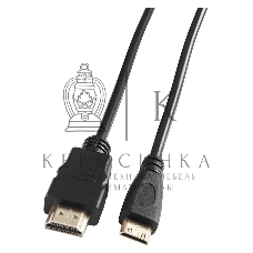 Кабель аудио-видео Buro mini-HDMI (m)/HDMI (m) 3м. черный