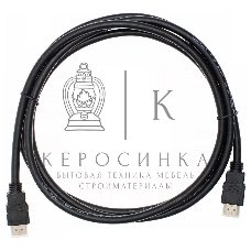 Кабель аудио-видео Cactus CS-HDMI.1.4-2 HDMI (m)/HDMI (m) 2м. позолоченные контакты черный