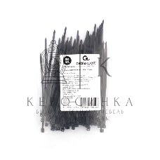 Стяжки NYT-100x2.5B пластиковые 100 мм х 2.5 мм, черные (100 шт.)