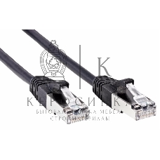 Патч-корд литой AOpen ANP522B-BK-1M FTP cat.5e (7/0.16) черный 1m