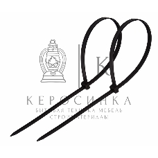 Хомут-стяжка кабельная нейлоновая Rexant 500 x 4,8 мм, черная, упаковка 100 шт.