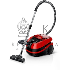 Пылесос Bosch BWD421PET красный, 2100 Вт, уборка влажная/сухая, пылесборник контейнер 5 л