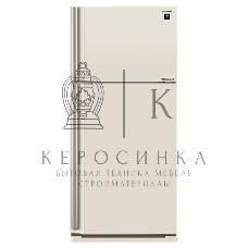 Холодильник Sharp SJ-XE55PMBE бежевый двухкамерный 388/148 л морозилка сверху