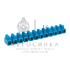 Клеммная винтовая колодка Rexant KВ-16 6-16, ток 30 A, полиэтилен синий (10 шт./уп.)