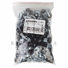 Комплект крепежа Rexant винт+шайба+гайка M6x16
