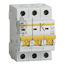 Выключатель автоматический модульный 3п C 40А 4.5кА ВА47-29 IEK MVA20-3-040-C