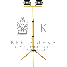 Прожектор на штативе Feron 2x50W 6400К 220V черный IP65, LL-503