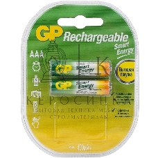 Перезаряжаемые аккумуляторы Smart Energy GP 40АAAHC AАA, емкость 400 мАч - 2 шт. в клемшеле