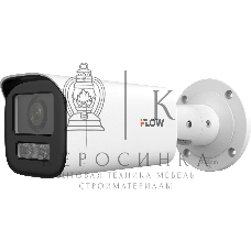 Уличная цилиндрическая IP-камера 2Мп с гибридной Smart-подсветкой до 50м и встроенным микрофоном, 1/2.9 CMOS, 1920х1080@25к/с, мот вариообъектив 2.8-12мм, угол 102.4-31.2, мех ИК-фильтр, 0.005Лк@F1.6, H.265/H.265+/H.264/H.264+/MJPEG HLC, коридорный режим,