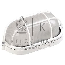 Светильник Iek LNPP0-1402-1-060-K01НПП1402 белый/овал с реш.60Вт IP54ИЭК