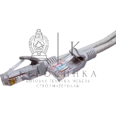 Патч-корд Suprlan 10-0144 UTP RJ-45 вил.-вилка RJ-45 cat.5e 3м серый LSZH 24AWG
