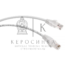 Шнур комм. Cabeus, Cat.5e, неэкр., U/UTP, RJ45/RJ45, LSZH, AWG24, 1м, белый